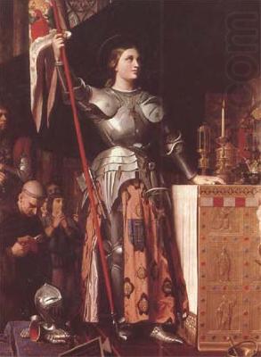 Jean Auguste Dominique Ingres Joan of Arc at the Coronation of Charles VII in Reims Cathedral (mk09) china oil painting image